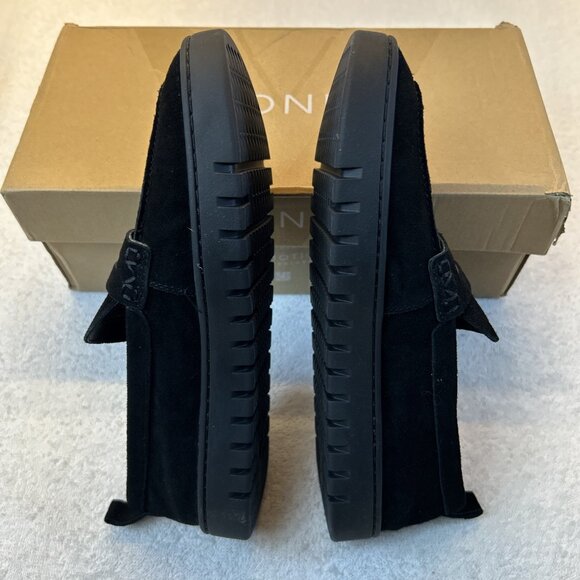 Vionic Uptown Slip On Black Suede Black Sole Women SZ 7 New in Box - Picture 3 of 10